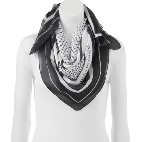 Dana Buchman Accessories - Dana Buchman Sorbet Striped Square Scarf NWT